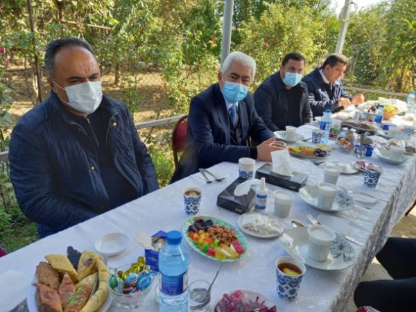 Ağalar Vəliyev Goranboyda şəhid ailələri ilə görüşdü - FOTOLAR